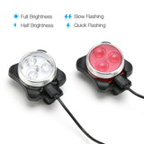 Super Bright USB Rechargeable Bicycle Tail Light with 4 Light Modes_5