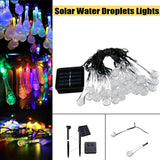 Solar Powered Outdoor Fairy LED Droplights Garden Decor_13