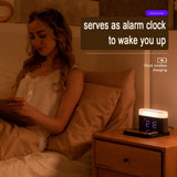 3-in-1 Wireless Charger Alarm Clock and Adjustable Night Light- USB Power Supply_13