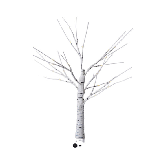 LED Illuminated Birch Tree for Home and Holiday Decoration- USB Charging_0