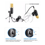 BM-300 USB Wired Condenser Microphone for Computer Studio_2