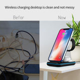 3-in-1 Foldable Wireless Charging Station for QI Devices- USB Power Supply_10