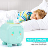 Sleep Training Digital Kid’s Dinosaur USB Rechargeable Alarm Clock_5
