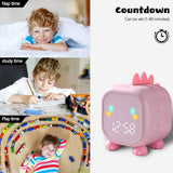 Sleep Training Digital Kid’s Dinosaur USB Rechargeable Alarm Clock_7