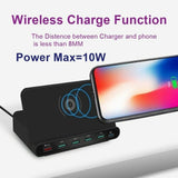 Multi-USB Port Wireless Mobile Phone Charging Station in AU, EU, UK, US Plug_7