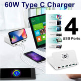 Multi-USB Port Wireless Mobile Phone Charging Station in AU, EU, UK, US Plug_13