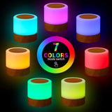 USB Charging Portable Remote Controlled Touch Lamp Night Light_5