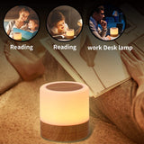 USB Charging Portable Remote Controlled Touch Lamp Night Light_7