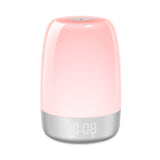 Dimmable Bedside Touch Night Light and Alarm Clock- USB Charging_14