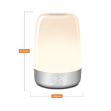 Dimmable Bedside Touch Night Light and Alarm Clock- USB Charging_9