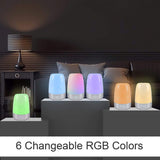 Dimmable Bedside Touch Night Light and Alarm Clock- USB Charging_3