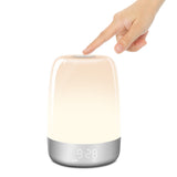 Dimmable Bedside Touch Night Light and Alarm Clock- USB Charging_11