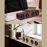 W8 Wooden Wireless Heavy Bass Speaker and Subwoofer- USB Charging_7