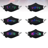 Customizable and Programmable Illuminated LED Face Mask- USB Charging_10