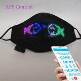 Customizable and Programmable Illuminated LED Face Mask- USB Charging_12