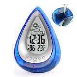 Water Operated Digital Clock Alarm Clock Time Date Temperature_5