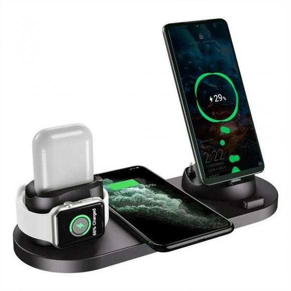 6-in-1 Multifunctional Wireless Charging Station- Type C Cable_10