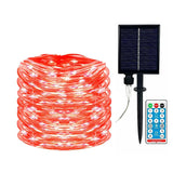 66FT 200 LEDS 8 Modes Solar Powered Fairy String Lights_6