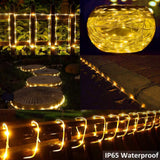 66FT 200 LEDS 8 Modes Solar Powered Fairy String Lights_10