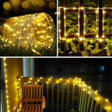 66FT 200 LEDS 8 Modes Solar Powered Fairy String Lights_11
