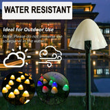 Solar Powered Mushroom LED Garden Decoration Fairy Lights_2