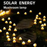 Solar Powered Mushroom LED Garden Decoration Fairy Lights_4