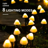 Solar Powered Mushroom LED Garden Decoration Fairy Lights_7