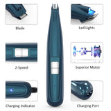 Low Noise USB Rechargeable Grooming Safe Nail Clipper for Pets_5