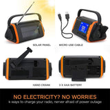 Solar Powered Portable Radio and 4000mAh Power Source_14