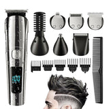 USB Rechargeable Professional Grade Electric Hair Trimming Kit_9