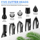 USB Rechargeable Professional Grade Electric Hair Trimming Kit_13