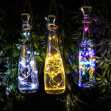 5 pcs/set Solar Diamond Wine Cork Bottle String Lights_15