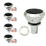 5 pcs/set Solar Diamond Wine Cork Bottle String Lights_11
