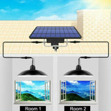 LED Remote Control Solar Indoor Outdoor Pendant Lamp_2