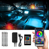 USB/Car Plug Remote Controlled Car Interior LED Strip Light_9