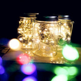 Solar Powered Mason Jar LED Decorative Fairy Lights Set_6