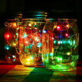 Solar Powered Mason Jar LED Decorative Fairy Lights Set_10