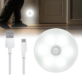 6-pack USB Rechargeable PIR Motion Sensor LED Wall Lamp Night Light_10