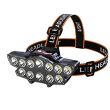 USB Rechargeable 4 Modes Long Shoot LED Bicycle Headlamp_0