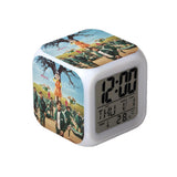 Battery Operated Squid Game LED Color Therapy Digital Alarm Clock_2