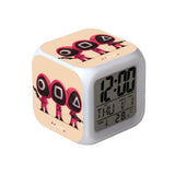 Battery Operated Squid Game LED Color Therapy Digital Alarm Clock_4
