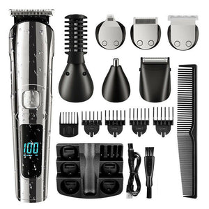 USB Rechargeable Professional Grade Electric Hair Trimming Kit_0