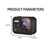 4K Resolution HD Waterproof Sports Action Mini Cameras- USB Charging_16