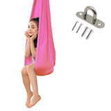 Kids Therapy Swing Yoga Cuddle Sensory Hanging Elastic Hammock_16
