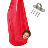 Kids Therapy Swing Yoga Cuddle Sensory Hanging Elastic Hammock_1