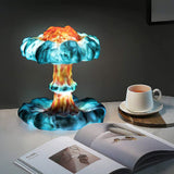 3D Mushroom Cloud Explosion Creative Night Light- USB Plugged in_6