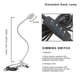 Clamp-on USB Interface LED Light Task and Reading Lamp_4