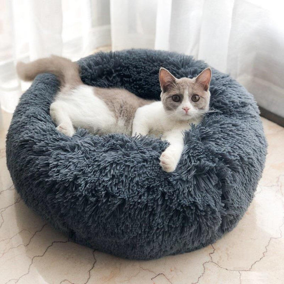 Long Plush Super Soft and Cozy Comfortable Pet Bed_0