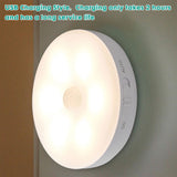 1/3 8 LEDS USB Rechargeable Motion Sensor LED Cabinet Lamp_3