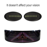 USB Rechargeable LED Luminous Eye Glasses Electronic Visor_5